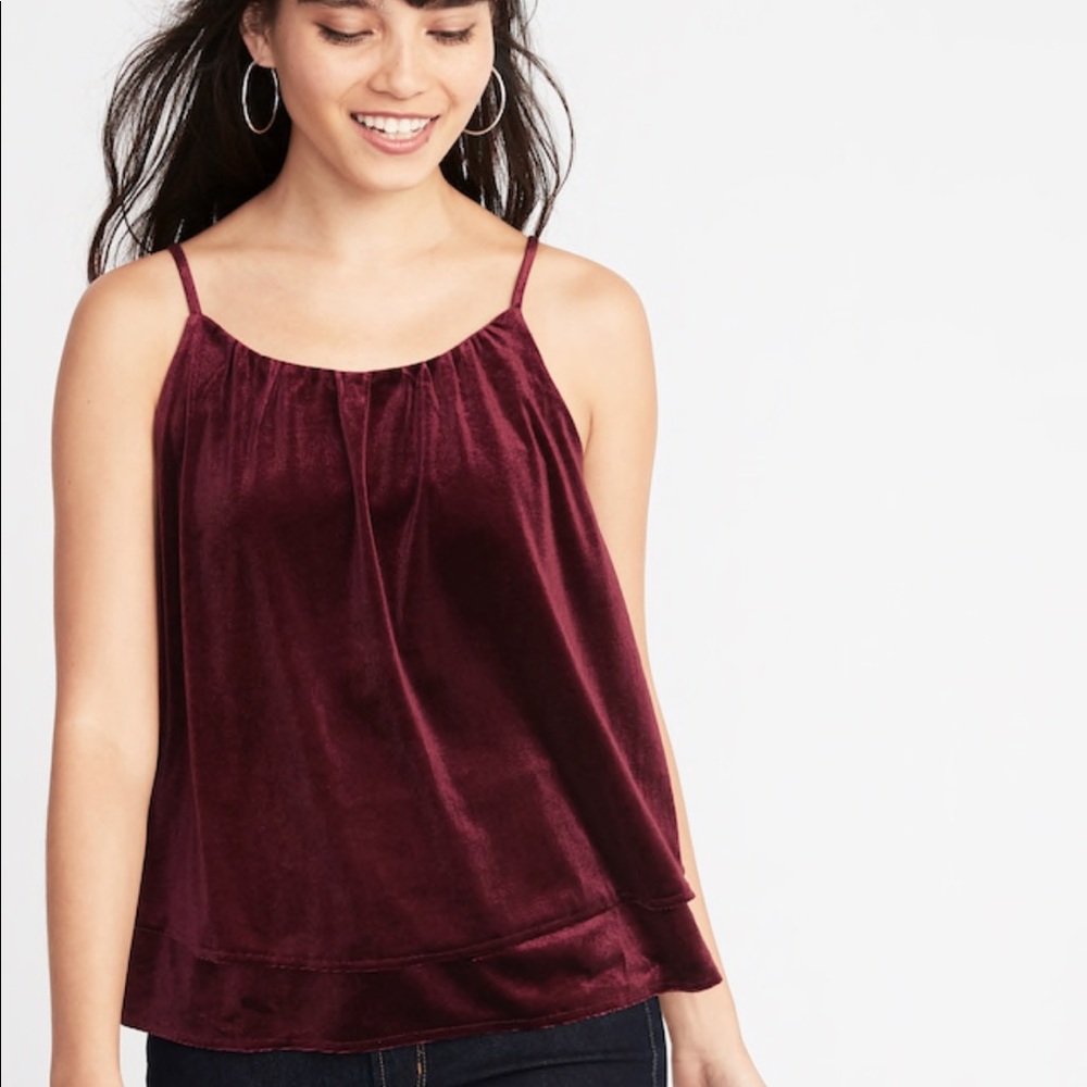 Old Navy Layered Velvet Cami